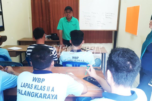 Gaet PKBM Darus Sa’adah, Lapas Palangka Raya Gelar Program Kejar Paket