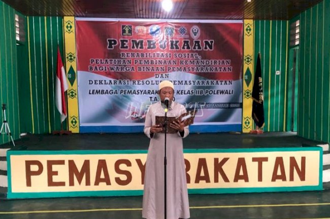 Napiter Lapas Polewali Bacakan Ikrar Setia NKRI
