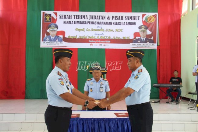 Digantikan Saiful Sahri, La Samsudin Pamit Dari Lapas Ambon