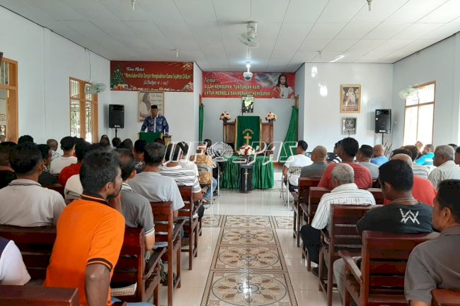 Kalapas Ambon Ajak WBP Dukung Kegiatan di Lapas