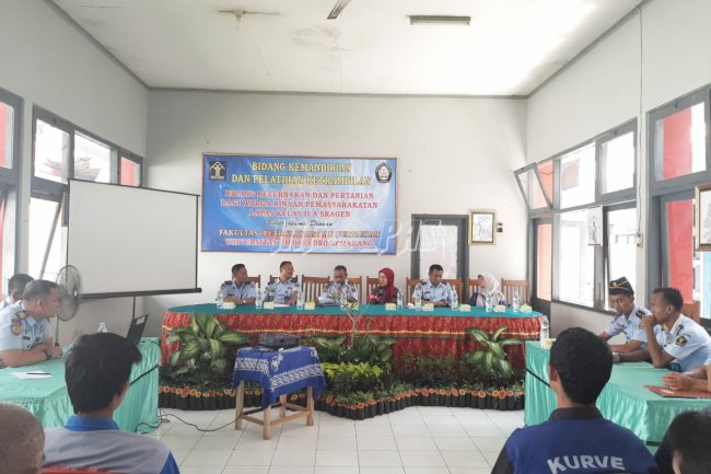 WBP Lapas Sragen Belajar Pembuatan Pupuk Kandang & Peningkatan Nilai Tambah Limbah Buah Lokal 