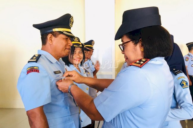 Kepala LPKA Ambon Lantik 5 Pejabat Baru