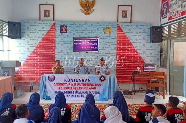 Siswa SMPN 3 Majene Pelajari Pembinaan WBP di Rutan Majene