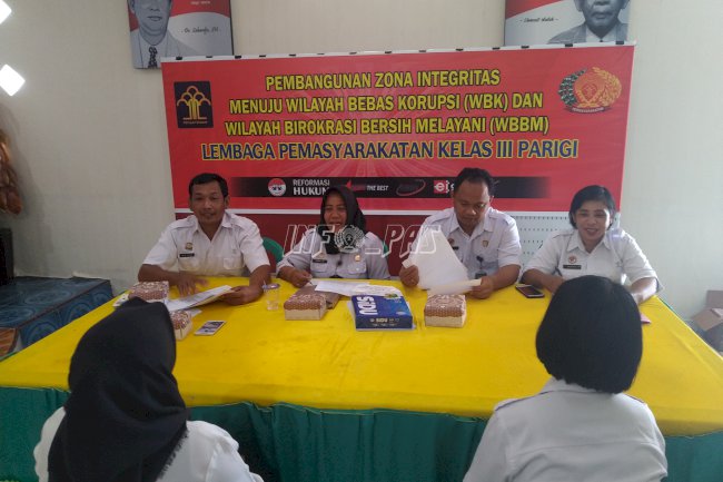 Lapas Parigi Bentuk Tim Pokja Demi Raih Predikat WBK/WBM