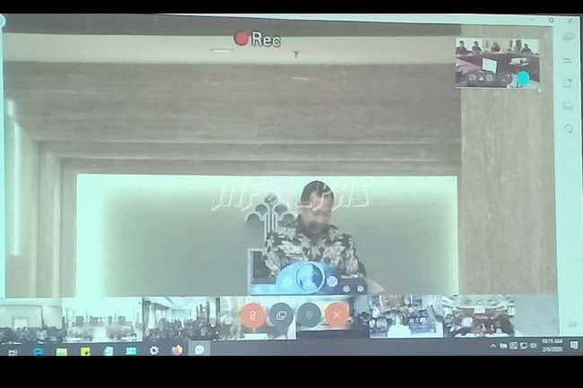 Jajaran  LPN Jakarta Ikuti Entry Meeting BPK Via Teleconference