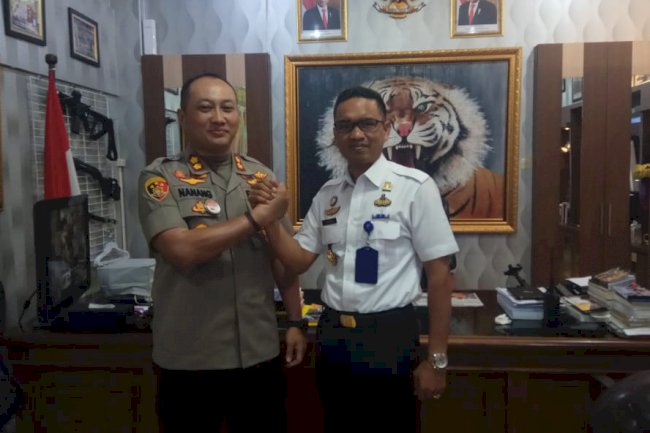 Pererat Koordinasi, Kalapas Tuban Kunjungi Kapolres Tuban 