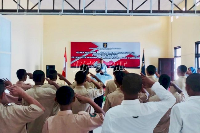 2 Anak LPKA Ambon Terima SK PB Pelaksanaan Crash Program
