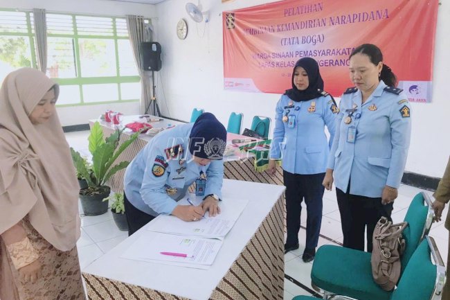 WBP Lapas Kelas IIA Tangerang Belajar Membuat Kue & Kudapan