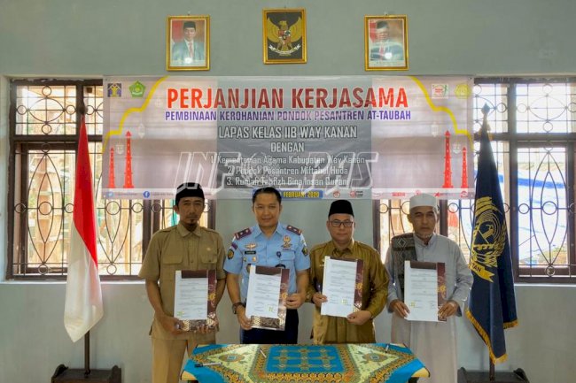 Lapas Way Kanan Dirikan Pondok Pesantren, WBP Antusias Belajar Alquran