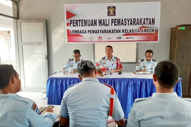 Lapas Ambon Gelar Pertemuan Wali Pemasyarakatan & PK Bapas