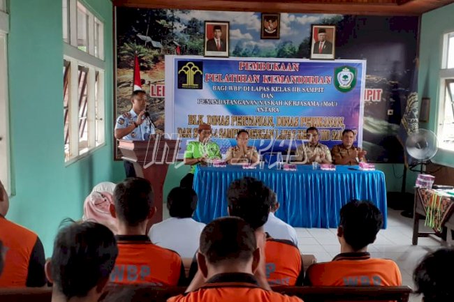 Lapas Sampit Adakan Pelatihan Kemandirian Bagi WBP