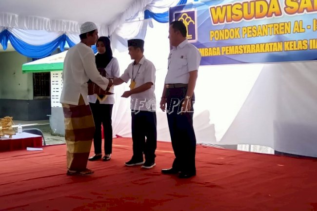 49 Santri WBP Lapas Palangka Raya Lulus & Diwisuda 