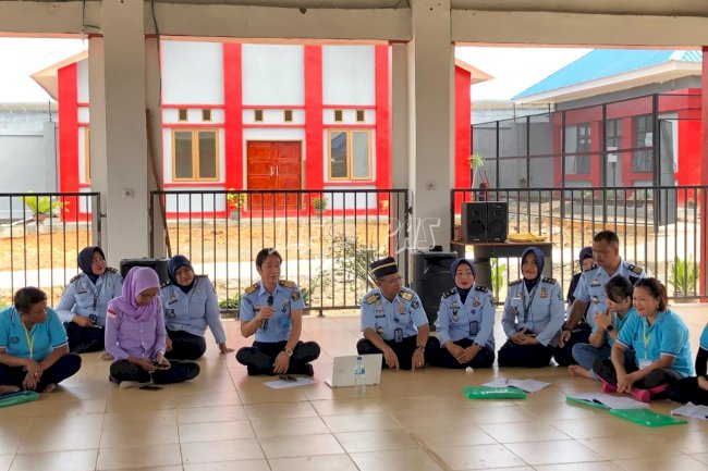 Sambangi LPP Kendari, Kakanwil & Kadiv PAS Sultra Pantau Rehabilitasi Sosial