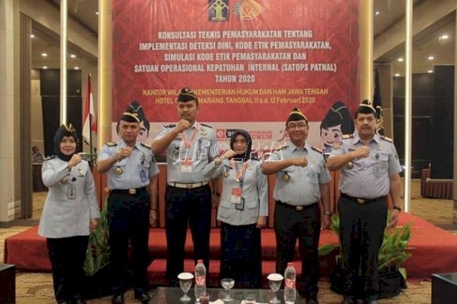 Rutan Batang Dipuji Kadiv PAS Jateng di Depan Peserta Konstek Pengamanan