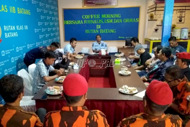 Undang Wartawan, Karutan Batang Promosikan Kegiatan Positif di Rutan