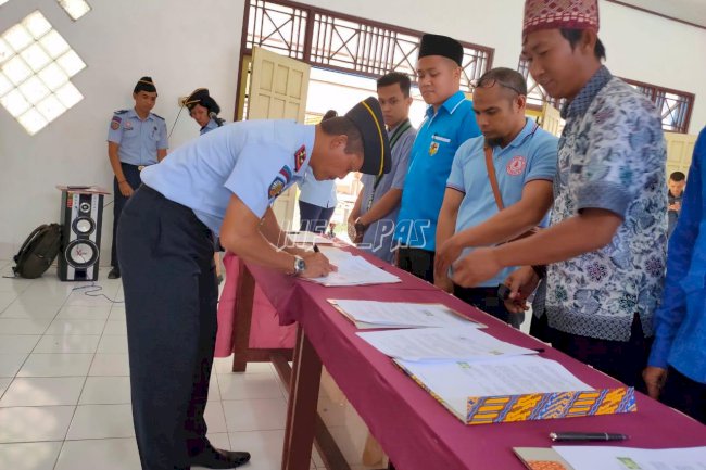 Bapas Muara Teweh Jalin Kerja Sama Dengan 11 Mitra Kerja