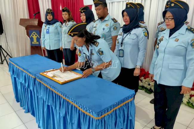 LPP Palangka Raya & LPN Kasongan Teken Janji Kinerja Tahun 2020