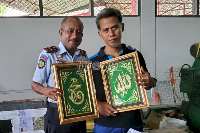 Kaligrafi Lapas Sragen Banyak Diminati Masyarakat