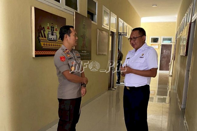Tingkatkan Koordinasi Pengamanan, Kalapas Gunung Sugih Silaturahmi ke Mapolres dan Mako Brimob Lampung Tengah