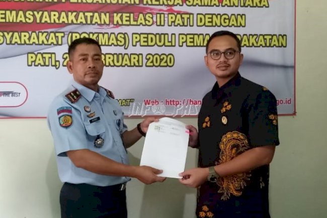 Bapas Pati Jalin Kerja Sama Dengan 12 Pokmas Peduli Pemasyarakatan