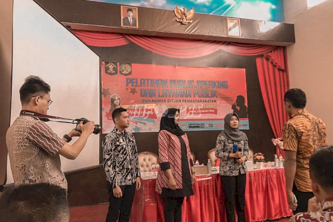 5 Petugas Lapas Kelas IIA Tangerang Ikuti Pelatihan Public Speaking & Layanan Publik