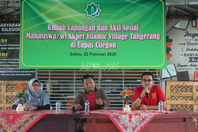 Mahasiswa AKPER Islamic Village Tangerang Antusias Kunjungi Lapas Cilegon