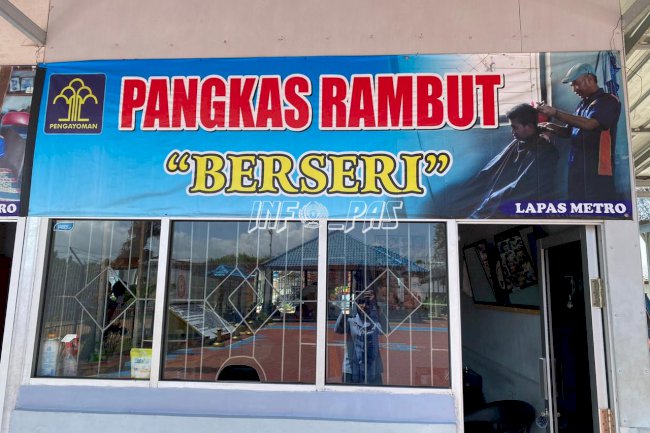 Ada Barbershop di Lapas Metro