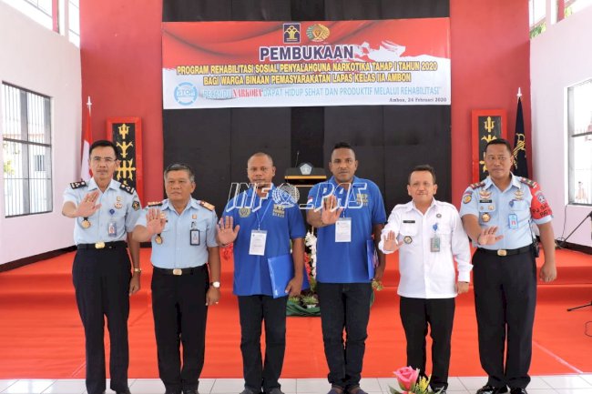 Kakanwil Maluku Buka Program Rehabilitasi WBP Narkoba di Lapas Ambon