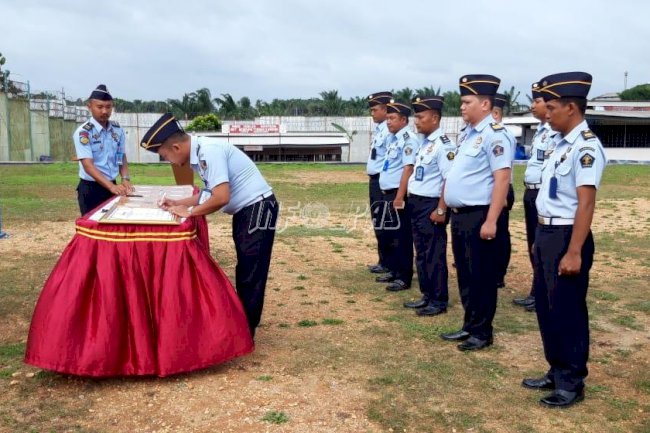 Lapas Sunung Sugih Deklarasikan Janji Kinerja Tahun 2020
