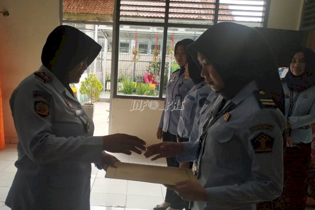 Gagalkan Narkoba & Rokok, 5 Petugas LPP Bandar Lampung Dapat Reward