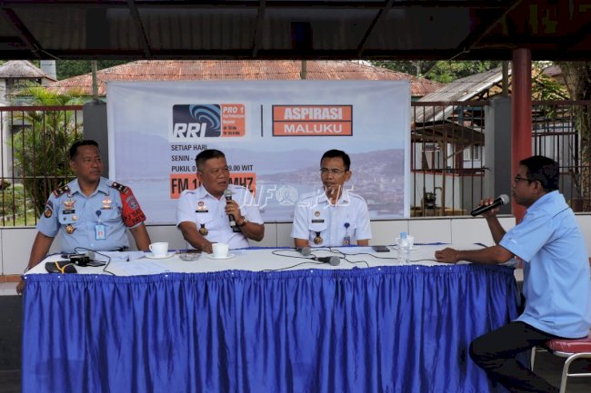 Kalapas Ambon & Kakanwil Maluku Jawab Tantangan & Harapan di On Air RRI Maluku