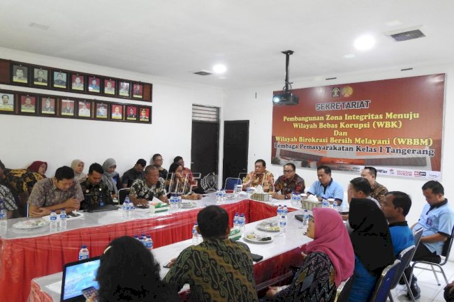 Kadiv PAS Banten Berikan Penguatan ZI WBK/WBBM