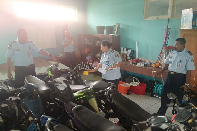 Penuhi Target Kinerja, Kabid Peltah Lola Basan Baran Tinjau Rupbasan Ambon