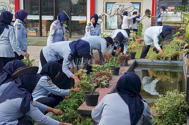 Polsuspas Perempuan Dukung ZI WBBM Lapas Sragen