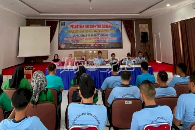 E’Club Lebak Latih WBP Lapas Rangkasbitung Jadi Instruktur Senam