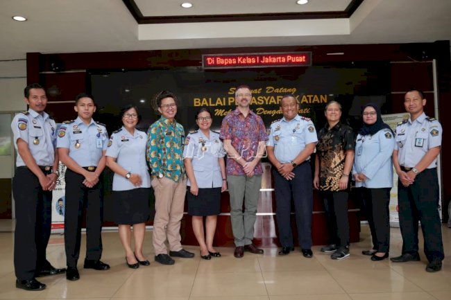 Netherland Probation Service Lakukan Baseline Study di Bapas Jakarta Pusat