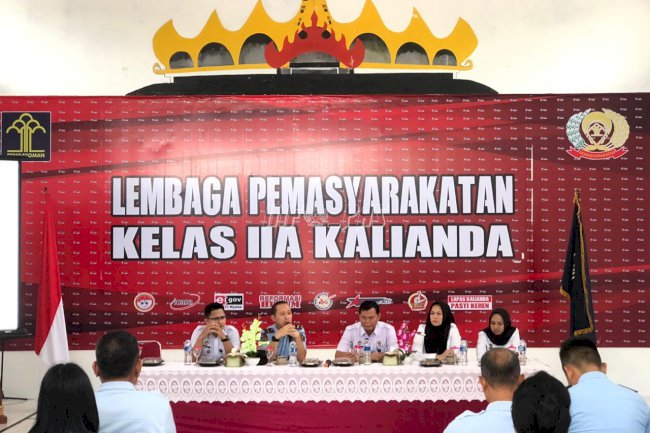 Tim Staf Ahli Bidang Penguatan RB Tinjau Persiapan WBK Lapas Kalianda