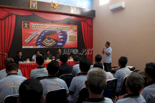 Rampungkan Pelatihan Refleksi, WBP Lapas Tangerang Raih Sertifikat