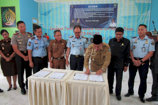 Gandeng Disperindag, Lapas Muara Enim Optimalkan Pembinaan WBP