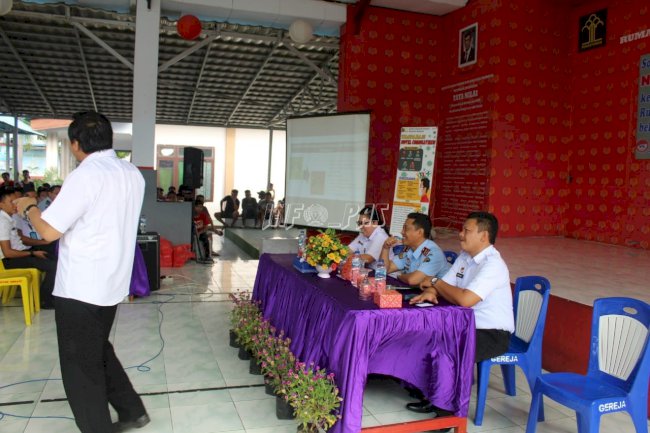 Petugas & WBP Rutan Manado Dapat Bekal Pencegahan Virus Corona