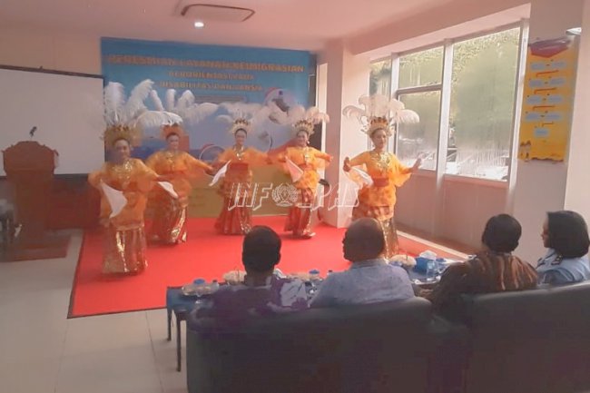 WBP Lapas Kelas IIA Tangerang Suguhkan Tarian Nusantara di Kanim Tangerang