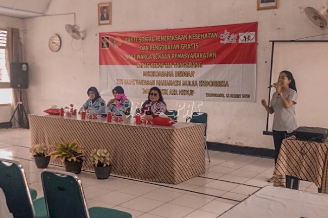 Lapas Kelas IIA Tangerang Fasilitasi Pengobatan Gratis Bagi WBP