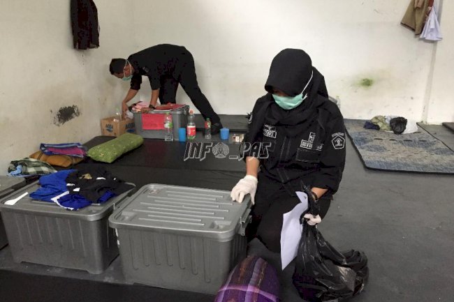 Satgas Kamtib Kanwil DIY Razia Rutan Bantul