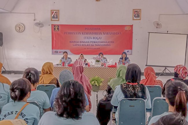 WBP Lapas Kelas IIA Tangerang Rampungkan Pelatihan Tata Boga