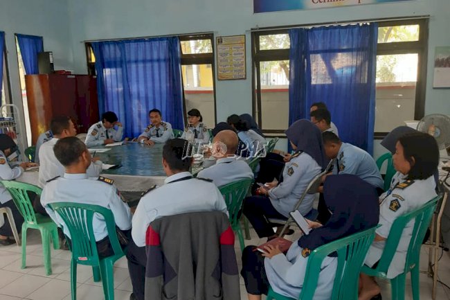 Bapas Pati Lakukan Monev Elektronik Reformasi Birokrasi Bersama Tim ZI WBK/WBBM