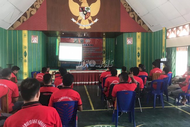 Residen Rehabilitasi Lapas Polewali Belajar Mengelola Stres