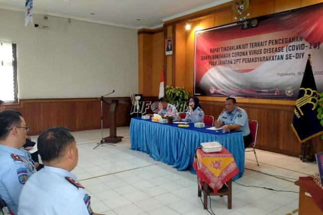 Tangkis Corona, Kadiv PAS DIY Kumpulkan Kepala UPT dan Tenaga Kesehatan