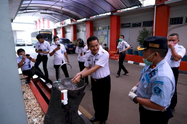 UPT Pemasyarakatan DKI Jakarta Siaga Covid-19, Dari Cuci Tangan Hingga Kunjungan Video Call