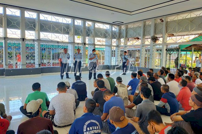 Karutan Balikpapan Sosialisasikan Pola Hidup Sehat untuk Cegah Corona