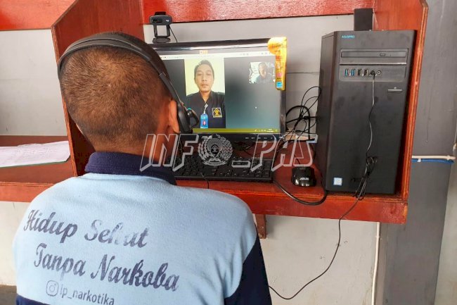 Konseling Online Lapas Narkotika Sungguminasa di Tengah Corona